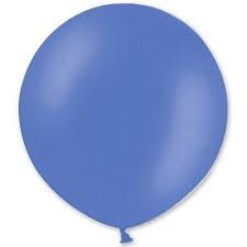 Латексна олімпійська куля 45" (115см) / Пастель синій 2905920136755 фото