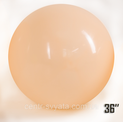 Латексна кулька Show 36" (90 см) Макарун персик 1453232420 фото