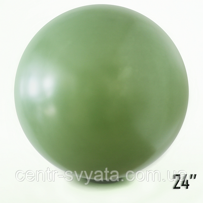 Латексна кулька Show 24" (60 см) Пастель оливка 1447490512 фото