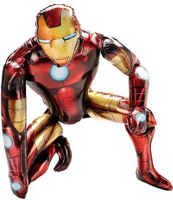 Ходяча фігура фольгована КНР (60 см) Залізна людина Iron Man 2658423886251 \ 4-11-А1 фото
