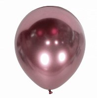 Латексна кулька Kalisan 12"(30 см)Ї75 Хром рожевий 8693295401168 \ 88 фото