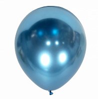Латексна кулька Kalisan 12"(30 см)/73 Хром синій 8693295401267 \ 86 фото