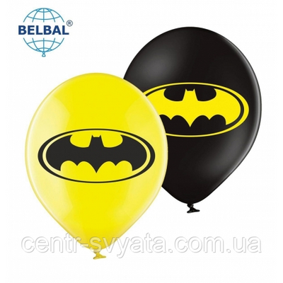 Латексна кулька BELBAL 12" (30 см) Супергерої Бетмен 223 \ 4-18-А2-6 фото