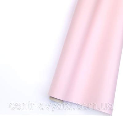 Плівка (калька) в рулоні "Двостороння Hot Pink - White: рожева + біла", 60 см х 7 м 2000066913618 фото
