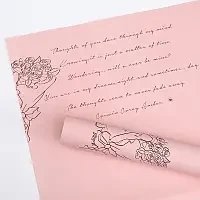 Пленка (калька) матовая в листах "Письмо - розовая" (58 см х 58 см) 5 листов 5000000084005 фото