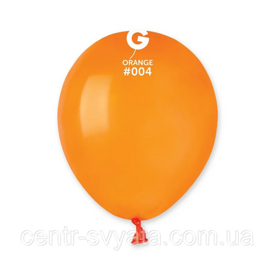 Латексна кулька Gemar 5"(13 см)/ 04 Пастель помаранчевий 8021886050417 0504 фото