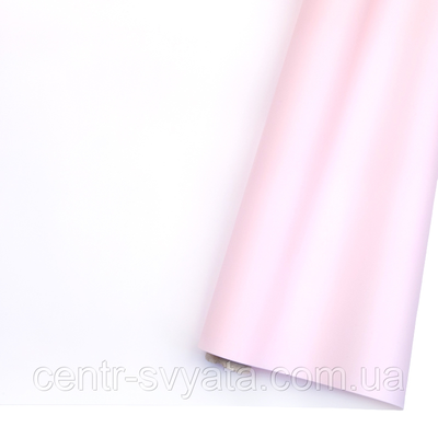 Плівка (калька) в рулоні "Двостороння Icy Pink - White: холодна рожева + біла", 60 см х 7 м 2000066939434 фото