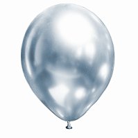 Латексна кулька Artshow 12" (30 см) Хром Блакитний Перли Brilliance 1404508008 фото
