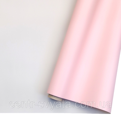 Плівка (калька) в рулоні "Двостороння Cream - Lt Pink: рожева + крем", 60 см х 7 м 2000066909475 фото