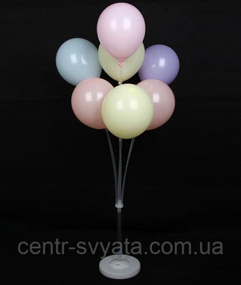 Підставка пластикова для кульок СТІЙКА на 7 шт (160 см) 1852712268 фото