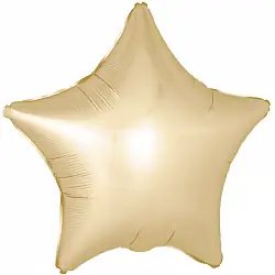 Фольгована кулька Flexmetal 18" (45 см) Зірка сатин золото 4-16-А2 фото