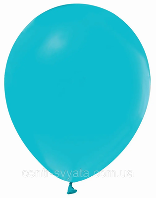 Латексна кулька Balonevi 12"(30 см) Пастель бірюза 8680838530874 фото