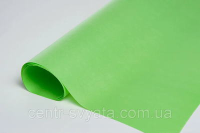 Папір тишею (50х70 см) "Макарун зелений", 10 шт. 111022 \ 2-3-А6-27 фото