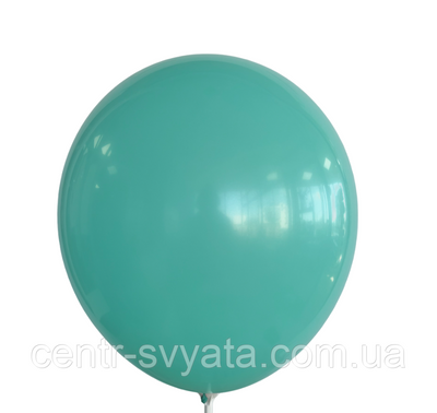 Латексна кулька КНР 12" (30 см) Пастель аквамарин 1781886679 фото