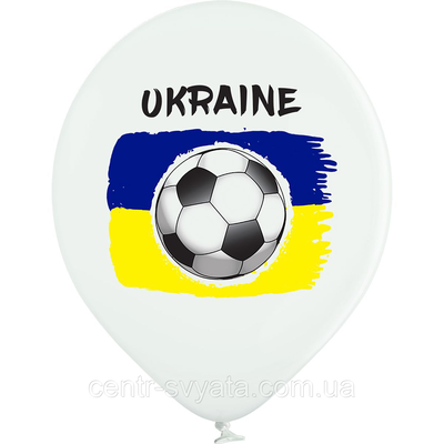 Латексна кулька BELBAL 12"(30 см) М'яч (футбол) Україна 178 \ 4-18-А4-35 фото