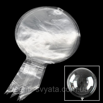 Bubble Бабл (КНР) 10"(25 см) Прозорий 212010 \ 4-11-А2 фото