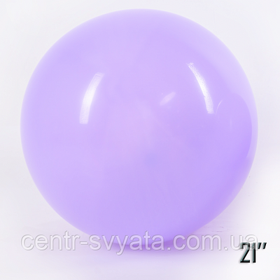 Латексний кулька Show 21" (52.5 см) Макарун бузковий 1508014569 фото