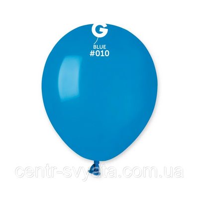 Латексна кулька Gemar 5"(13 см)/ 10 Пастель синій 8021886051018 0510 фото