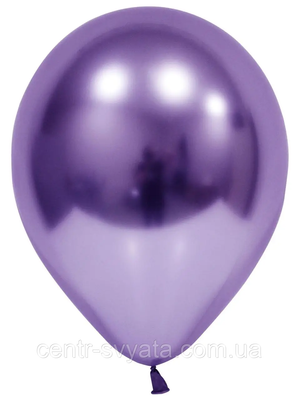 Латексна кулька Balonevi 12" (30 см) Хром фіолетовий 8680838570658 \ 4-21-А4-4 фото