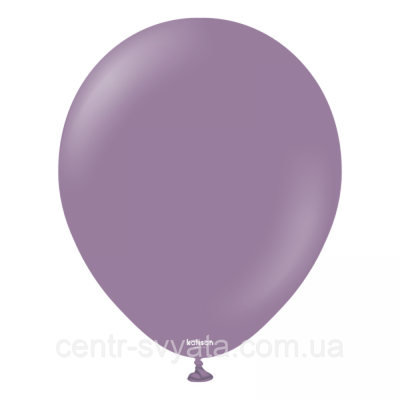 Латексна кулька Kalisan 12"(30 см) Пастель ретро лавандовий 8693295351401 \ 53 фото
