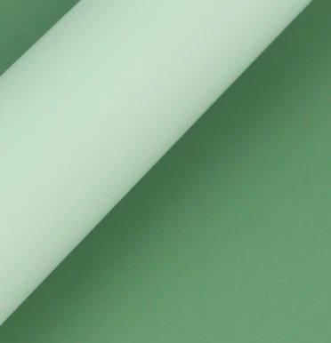 Плівка (калька) у аркушах "Двостороння: зелена + ніжно-зелена" (58 см х 58 см) 5 аркушів 8000225 фото