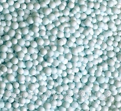 Пінопластові кульки 2-4 мм (0,5 л) Макарун блакитний 47052 фото