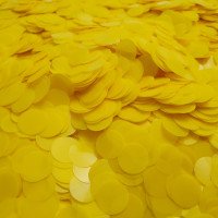 Конфетти "Кружочки" 1,2 см желтое, 50 г 1885449725 фото