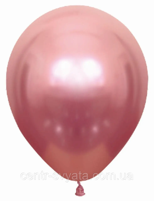 Латексна кулька Balonevi 12" (30 см) Хром рожевий 8680838557505 \ 4-21-А4-4 фото