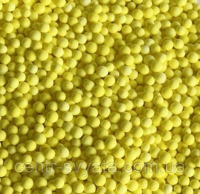 Пінопластові кульки 2-4 мм (0,5 л) Жовтий 47059 фото