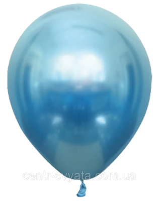 Латексна кулька Balonevi 12" (30 см) Хром синій 8680838557499 \ 4-21-А4-4 фото