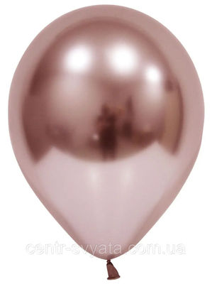 Латексна кулька Balonevi 12" (30 см) Хром рожеве золото 8680838570665 \ 4-21-А4-4 фото