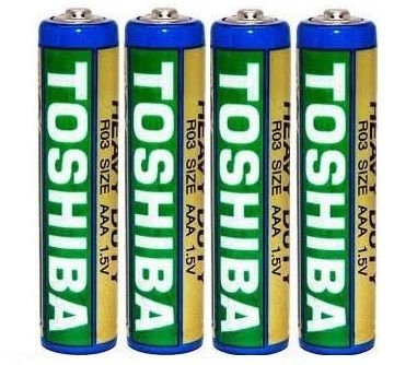 Батарейка Toshiba R03G AAА (міні-пальчик) 2069678181 фото