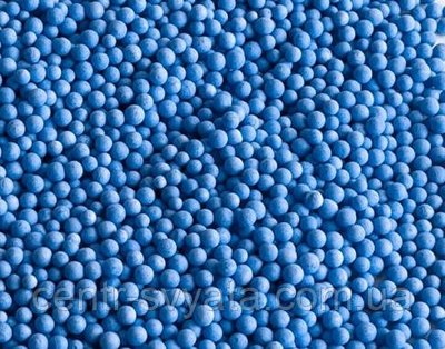 Пінопластові кульки 2-4 мм (0,5 л) Блакитний 47051 фото