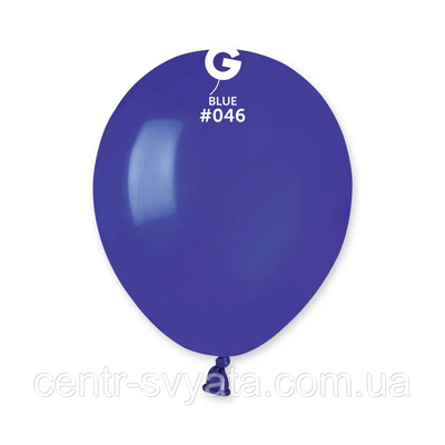 Латексна кулька Gemar 5"(13 см)/ 46 Пастель темно-синій 8021886054613 0546 фото