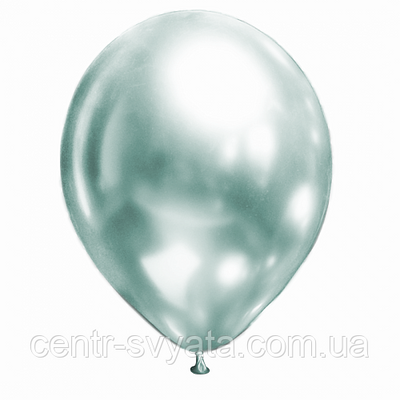 Латексна кулька Artshow 12" (30 см) Хром М'ятний Перли Brilliance 4-21-А4-1 фото