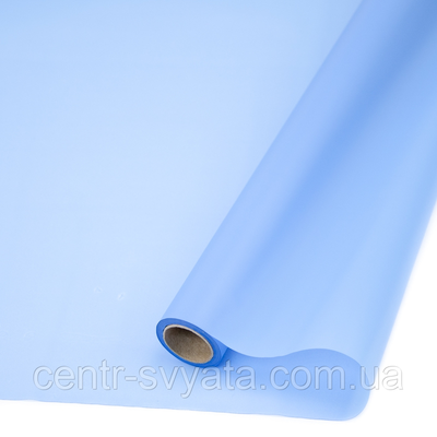 Плівка (калька) матова в рулоні "Благородний блакитний Copen", 60 см х 9 м 2000066916466 фото