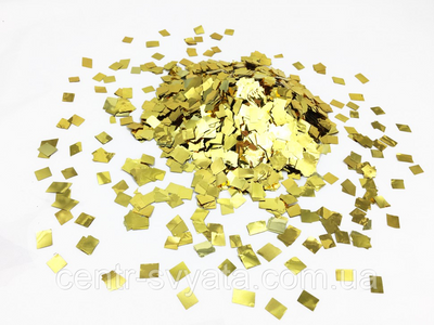 Конфеті "Квадарик" золото, 50 г 1475958647 фото