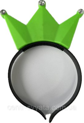 Обруч "Корона" (зелена, з підсвічуванням) 2065001120 фото