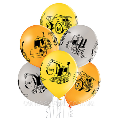Латексна кулька BELBAL 12"(30 см) Транспорт 182 \ 4-18-А4-28 фото