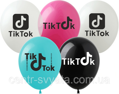 Латексна кулька ArtShow 12"(30 см) Tik-Tik Тік Tok 1403208186 фото