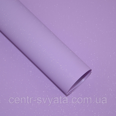 Плівка (калька) з шимером в рулоні "Лілова Lilac", 60 см х 5 м 2000066918552 фото