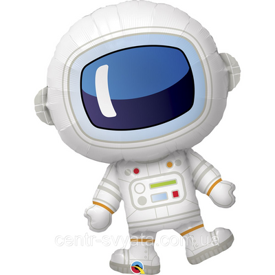 Фольгована кулька Qualatex (США) (94 см) Космонавт 071444879637 \ 4-13-А1 фото