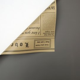 Плівка (калька) в рулоні "Двостороння: газета + графіт", 60 см х 8 м 82010008 фото