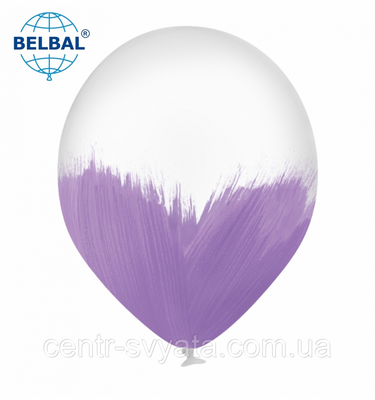 Латексна кулька BELBAL 12" (30 см) BRUSH / Браш фіолетовий 1551806567 фото