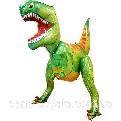 Ходяча фігура фольгована Динозавр 3D (152 см) 30625356213 фото