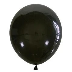 Латексна кулька Latex occidental (Мексика) 12"(30см)/048 Декоратор BLACK Чорний 1413493613 фото