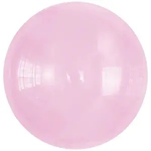 Bubble Бабл (КНР) 24" (60 см) Прозорий рожевий 212402 фото