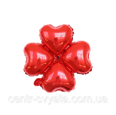 Фольгована кулька КНР 18"(45х45 см) Підставка для кульок червона 1795251155 фото