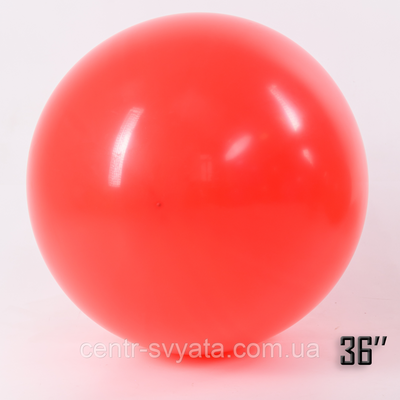 Латексна кулька Show 36" (90 см) Пастель червоний 1481469835 фото