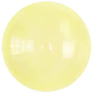 Bubble Бабл (КНР) 24" (60 см) Прозорий жовтий 21203 фото
